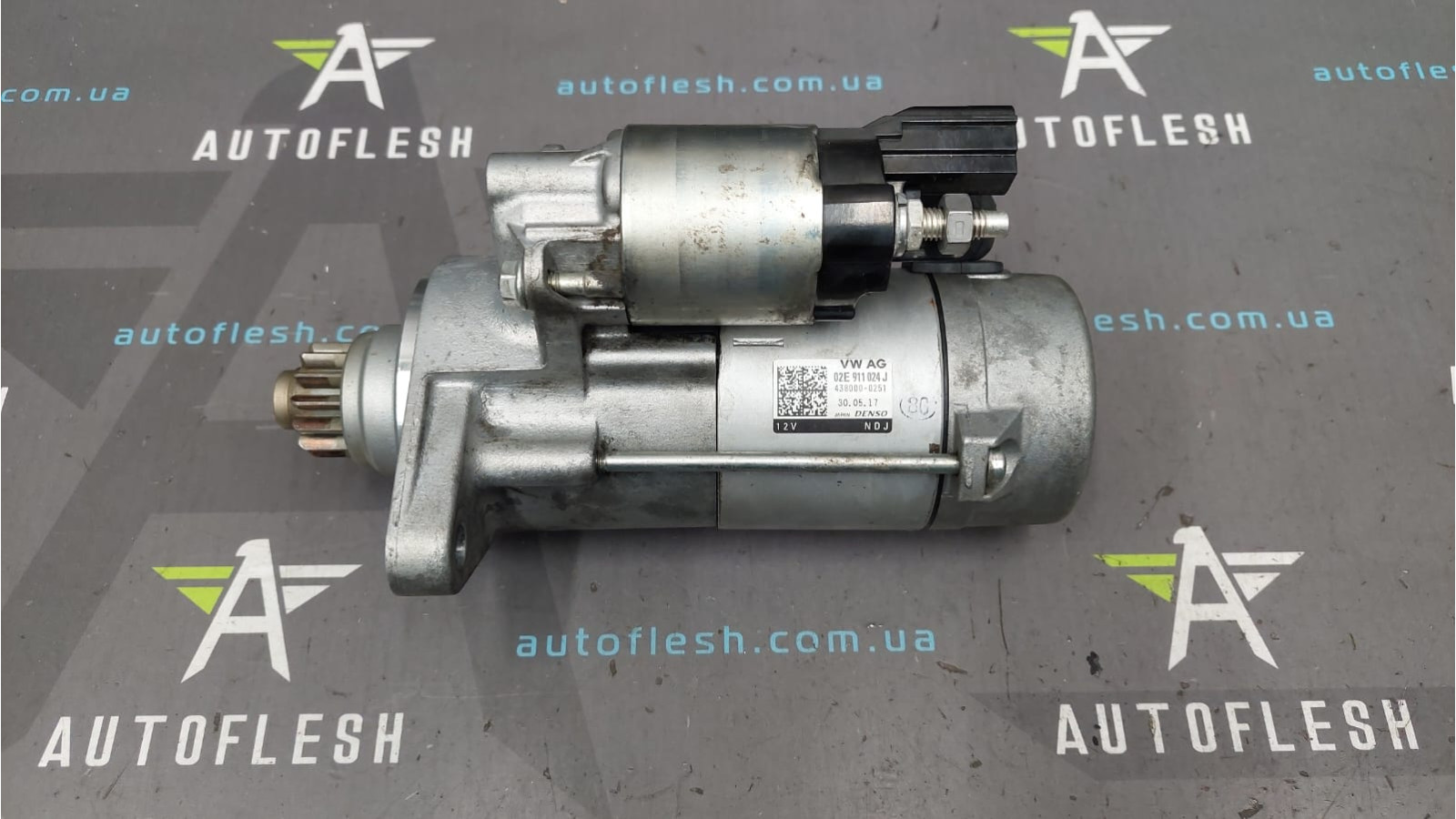 Стартер 02E911024J, 438000-0251 Audi Seat Skoda Volkswagen бу